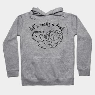 let's make a deal meme hand drawn Hoodie